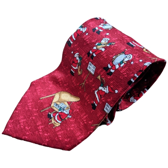 Claybrooke Other - Christmas Tie Claybrooke Musical Santa Piano Musical Instrument Teacher Necktie